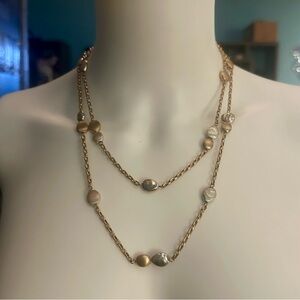 Brighton Retired Two Toned Long Station Necklace